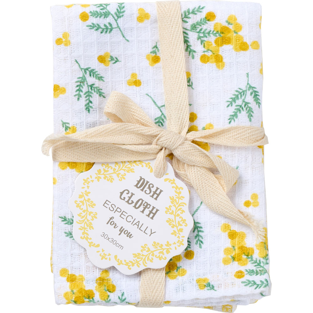 ふきん おしゃれ 通販 布巾 台拭き 2枚組 おしぼり クロス ディッシュクロス お皿拭き かわいい キッチンタオル キッチンクロス 台所用品 母の日 贈答品 ふきん |  | 18
