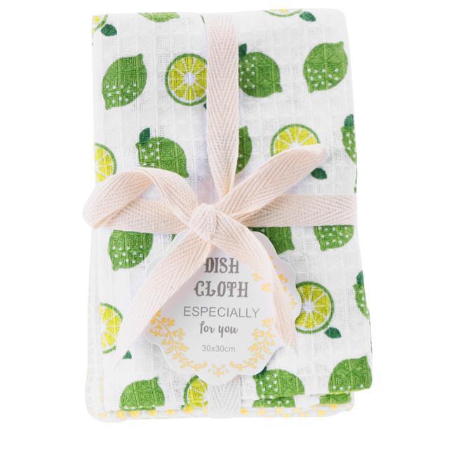 ふきん おしゃれ 通販 布巾 台拭き 2枚組 おしぼり クロス ディッシュクロス お皿拭き かわいい キッチンタオル キッチンクロス 台所用品 母の日 贈答品 ふきん |  | 12
