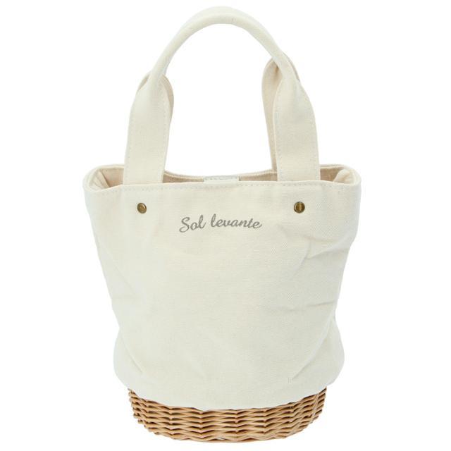 かごバッグ トート 通販 トートバッグ 小さめ 布 帆布 キャンバス 夏 春夏 おでかけ 底柳 帆布トート 柳かごバッグ おしゃれ かわいい シンプル  かごバッグ |  | 02