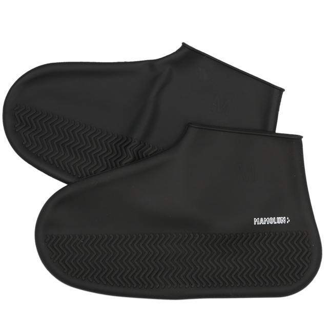 シューズカバー 防水 シリコン 通販 滑り止め 靴カバー 携帯 MAMOLUN マモルン M 22.5〜24.5cm レディース アウトドア 自転車 通勤 通学 雨 梅雨 シューズカバー |  | 02