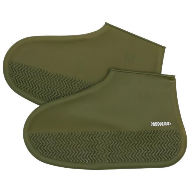 シューズカバー 防水 シリコン 通販 滑り止め 靴カバー 携帯 MAMOLUN マモルン M 22.5〜24.5cm レディース アウトドア 自転車 通勤 通学 雨 梅雨 シューズカバー |  | 01