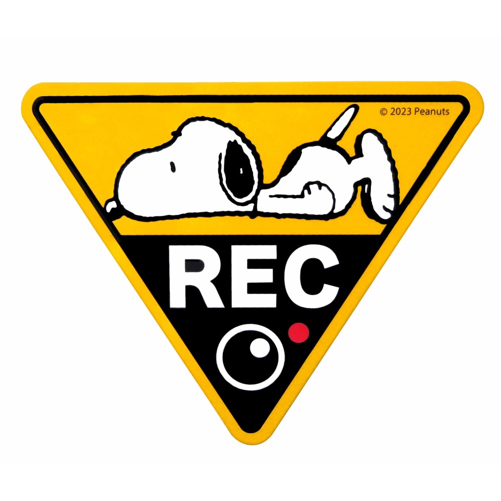 ドライブレコーダー ドッグサイン ステッカー 後方 磁石 通販 マグネットサイン ドラレコ マグネット おしゃれ かわいい スヌーピー SNOOPY  ドライブレコーダー |  | 08