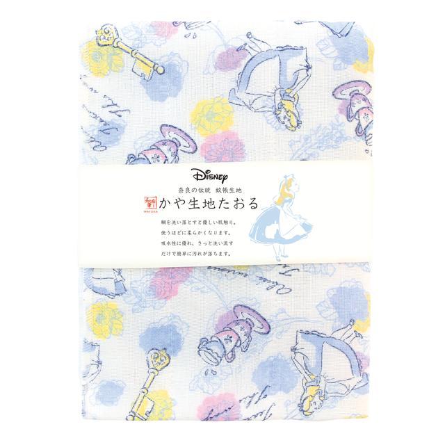 タオル ディズニー ギフト プレゼント 日本製 かや生地 奈良の蚊帳生地使用  かわいい おしゃれ お祝い 贈り物 プーさん ラプンツェル アリエル タオル | Disney | 01