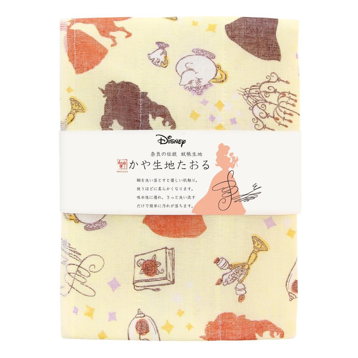タオル ディズニー ギフト プレゼント 日本製 かや生地 奈良の蚊帳生地使用  かわいい おしゃれ お祝い 贈り物 プーさん ラプンツェル アリエル タオル | Disney | 04
