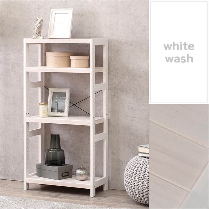 オープンラック 奥行30cm 通販 MCC-6035 オープンシェルフ 4段 収納