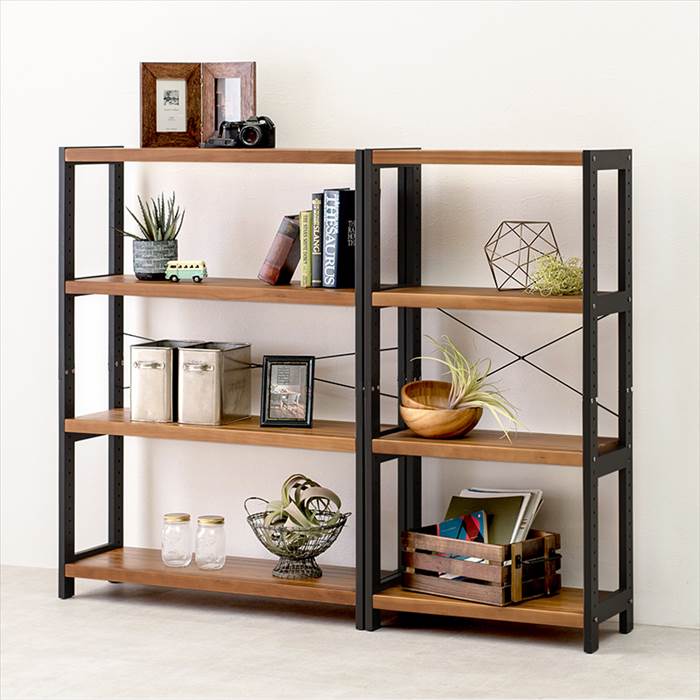 オープンラック 奥行30cm 通販 MCC-6035 オープンシェルフ 4段 収納