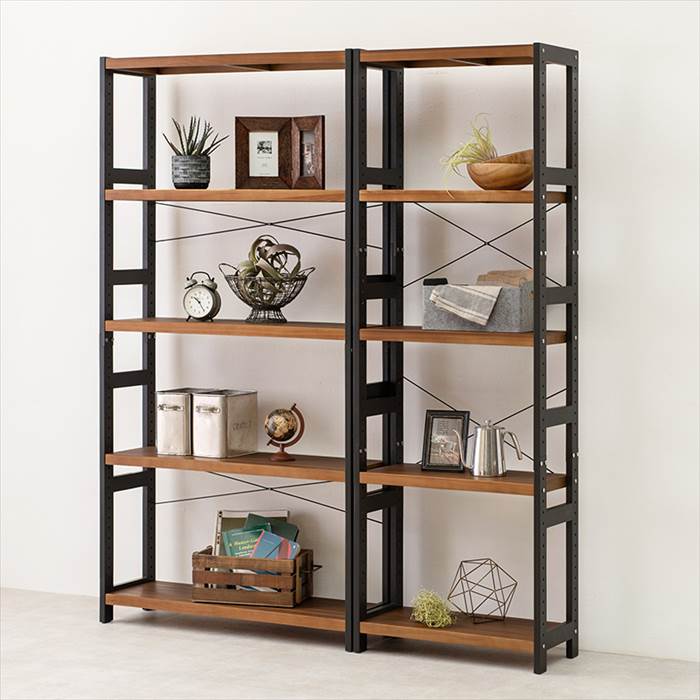 オープンラック 奥行30cm 通販 MCC-6036 オープンシェルフ 5段 収納