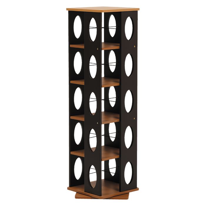 回転ラック MUD-7180 幅34cm 高さ120cm タワー型 360度回転 HAGiHARA 回転