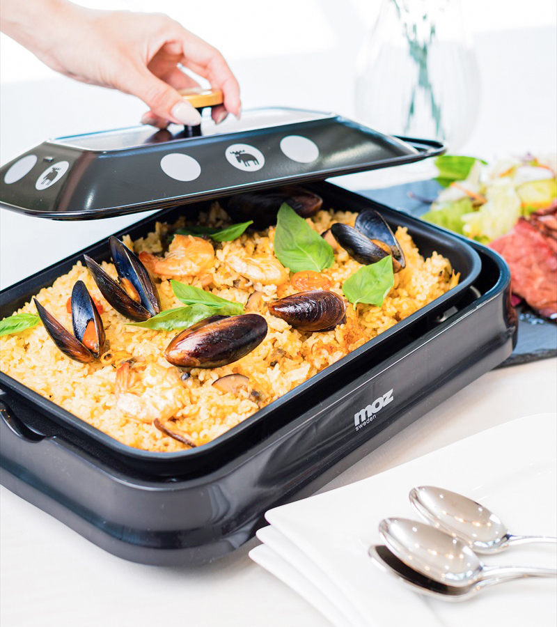 moz モズ ホットプレート EF-LC32 通販 たこ焼き器 平面 焼肉 たこ焼きプレート かわいい おしゃれ 2人用 3人用 北欧 雑貨 ブランド エルク 北欧雑貨 | moz | 03