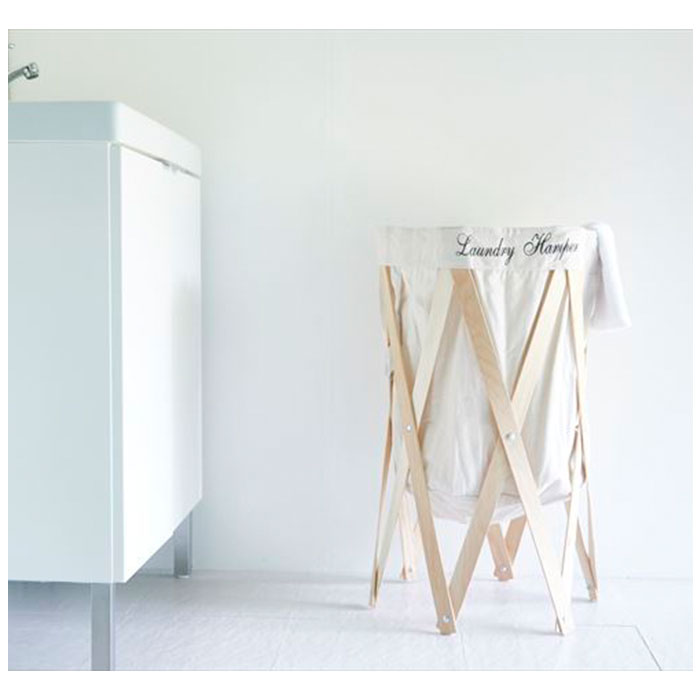 洗濯かご おしゃれ 通販 ランドリーバスケット ランドリーハンパー En Fance EF-LH01 アンファンス 洗濯カゴ 洗濯籠 ハンパー ランドリー用品 洗濯かご |  | 06