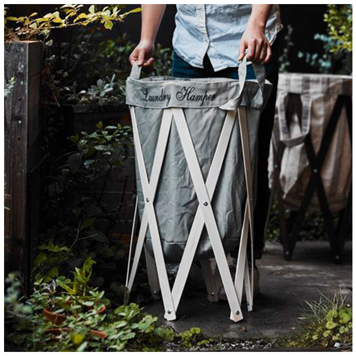 洗濯かご おしゃれ 通販 ランドリーバスケット ランドリーハンパー En Fance EF-LH01 アンファンス 洗濯カゴ 洗濯籠 ハンパー ランドリー用品 洗濯かご |  | 08