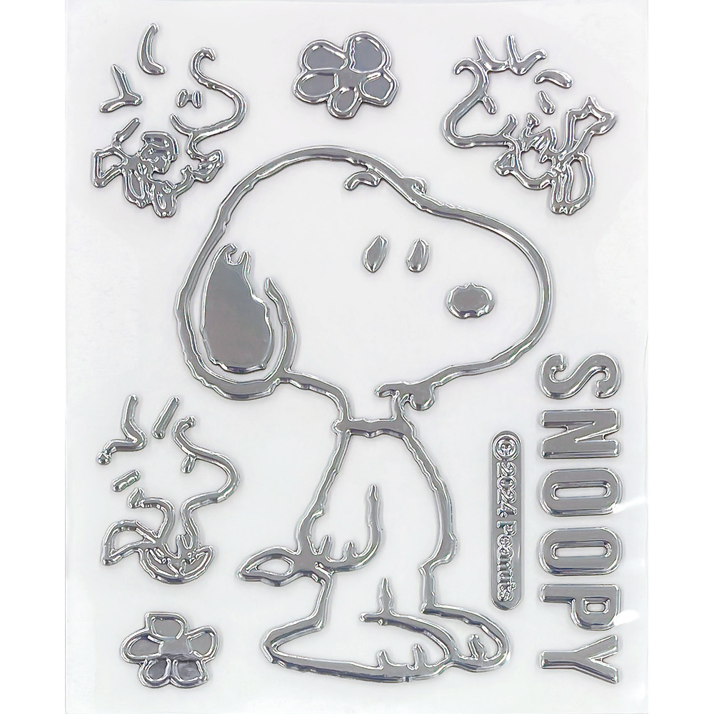 ステッカー 車 スヌーピー SNOOPY エンブレムステッカー