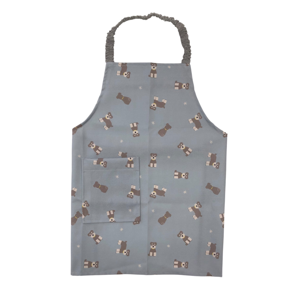 キッズ 通販キッズ エプロン 三角巾つき 好評 ゴム キッズエプロン 三角巾セット パンダ ネームタグ おしゃれ 子供 子ども かわいい 男の子 女の子 キッズ |  | 01
