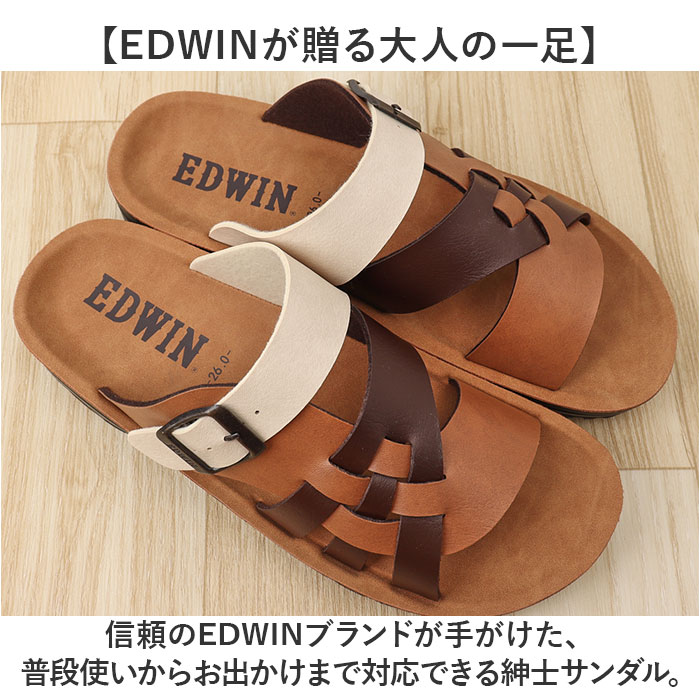 サンダル EDWIN サンダル 通販 コンフォートサンダル サンダルシューズ EW5115 紳士サンダル エドウィン 靴 シューズ メンズ エドウイン 春 夏 春夏 | EDWIN | 05
