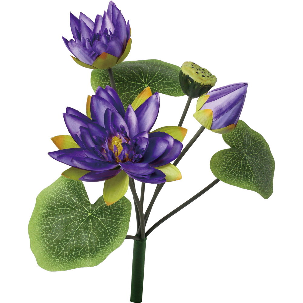 特選仏花 蓮の花　(清らかな心) 造花無し　花器無し　一基 特選仏花 特大 蓮の花 造花無し 一基 プリザーブドフラワー 花器