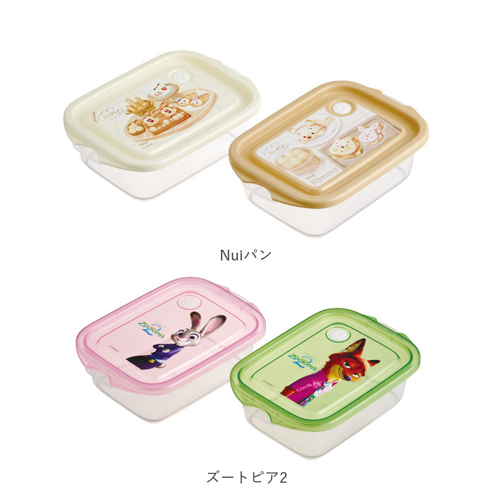 保存容器 フタをしたままレンジ 通販 日本製 フードコンテナ 2個セット お弁当箱 ランチボックス キャラクター レンジ対応 作り置き 容器 | スケーター | 30