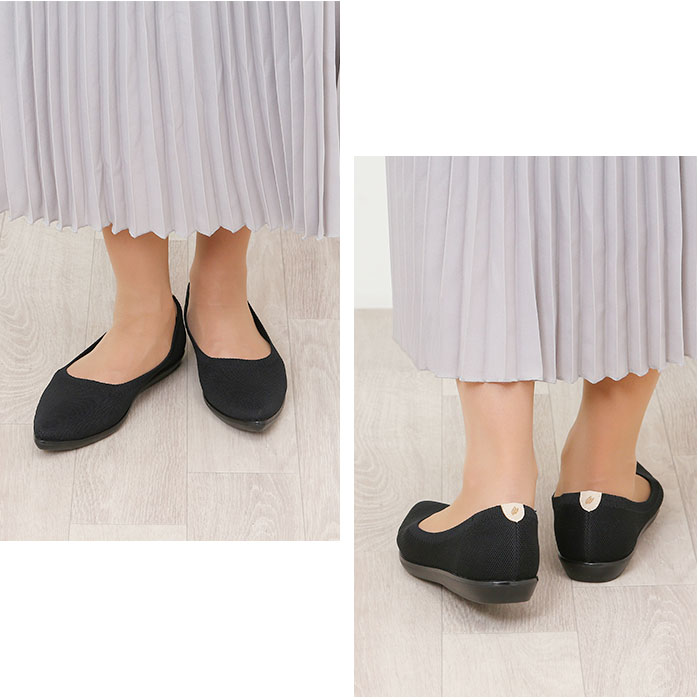 パンジー パンプス レディース 通販 ニットパンプス シューズ 靴 くつ ニット素材 女性 婦人 軽量 軽い オフィスシューズ 履きやすい 歩きやすい おしゃれ | PANSY | 18