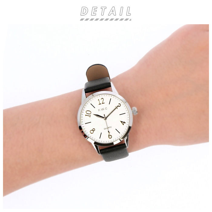 新しい到着 ブラック 腕時計 レディース かわいい 通販 見やすい アナログ おしゃれ シンプル リストウォッチ 革ベルト 合皮 日本製ムーブメント Www iwearparts Com