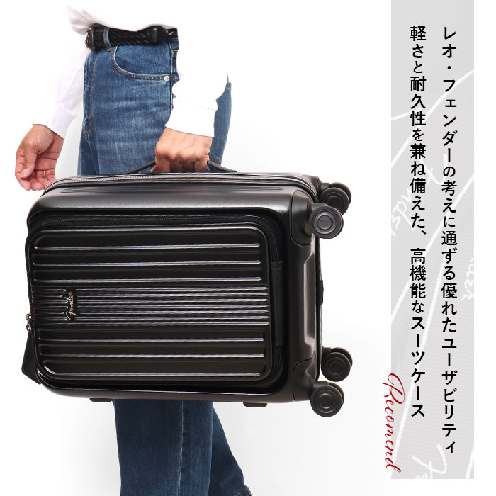 Fender フェンダー キャリーバッグ S 950-4500 通販 スーツケース キャリーバック 機内持ち込み 小型 小さめ Sサイズ フロントオープン 軽量 軽い |  | 06