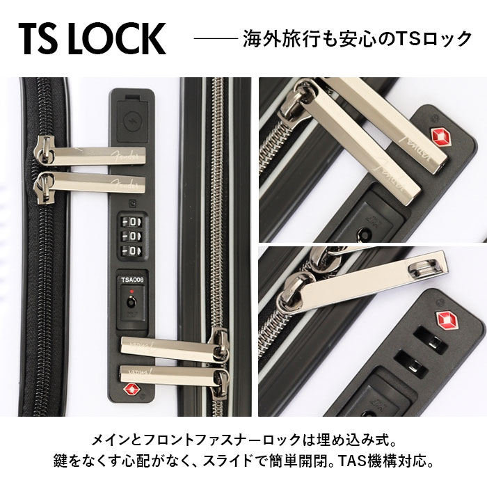 Fender フェンダー キャリーバッグ S 950-4500 通販 スーツケース キャリーバック 機内持ち込み 小型 小さめ Sサイズ フロントオープン 軽量 軽い |  | 08