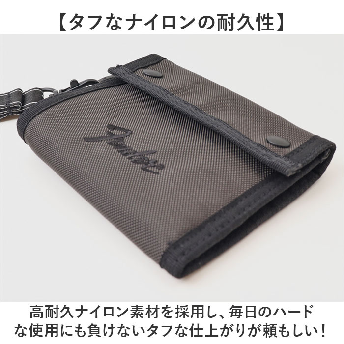 財布 Fender 財布 フェンダー 950-6070 通販 二つ折り財布 2つ折り財布 ナイロンウォレット コンパクト財布 小銭入れ カードケース コインケース | Fender | 06