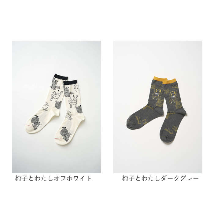 左右 違う 靴下 通販 日本製 クルーソックス 猫柄靴下 猫 ねこ ネコ ネコソックス レディースソックス おしゃれ靴下 クルー丈ソックス from F miau | BACKYARD FAMILY | 25