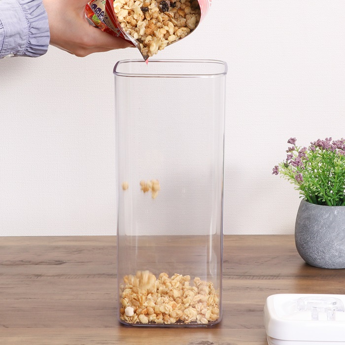 保存容器 スタッキング 3100 通販 スタッキングロックキャニスター キャニスター フードストッカー 乾物ストッカー QPITA キュピタ 3100ml FJ42000 保存容器 |  | 11