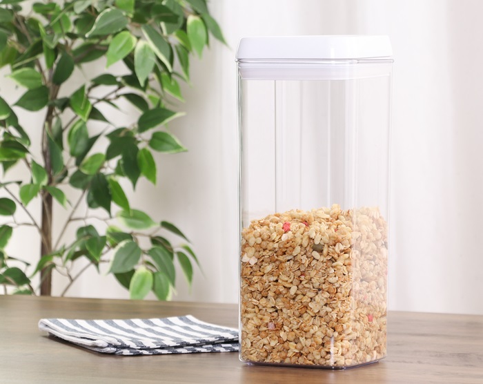 保存容器 スタッキング 3100 通販 スタッキングロックキャニスター キャニスター フードストッカー 乾物ストッカー QPITA キュピタ 3100ml FJ42000 保存容器 |  | 06