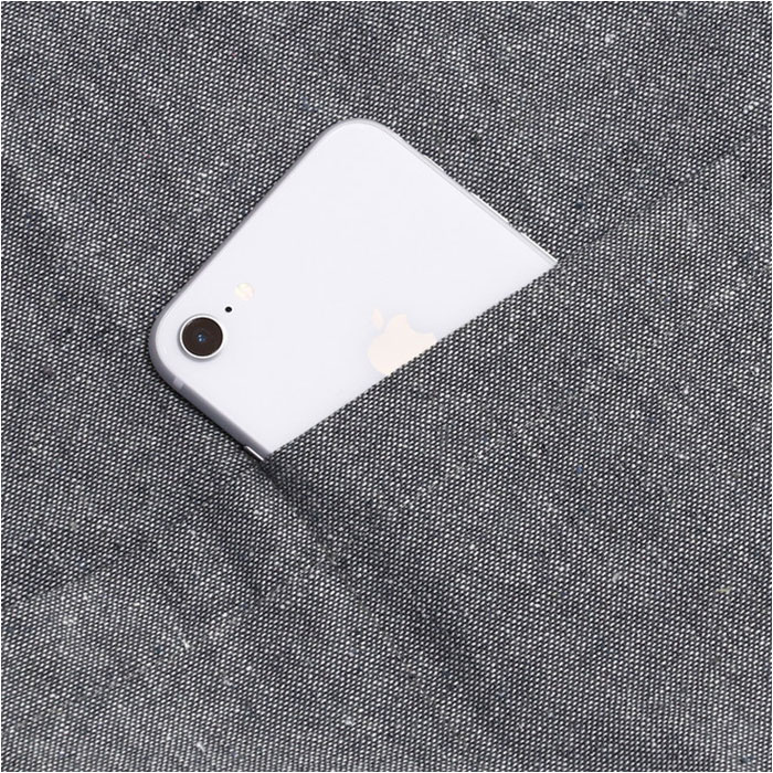 エプロン おしゃれ 女性用 通販 Salt&Pepper 後ろ 結び ポケット付き ミドル丈 シンプル ロゴ かわいい オシャレ 可愛い 長さ調節 テキスタイル エプロン |  | 09