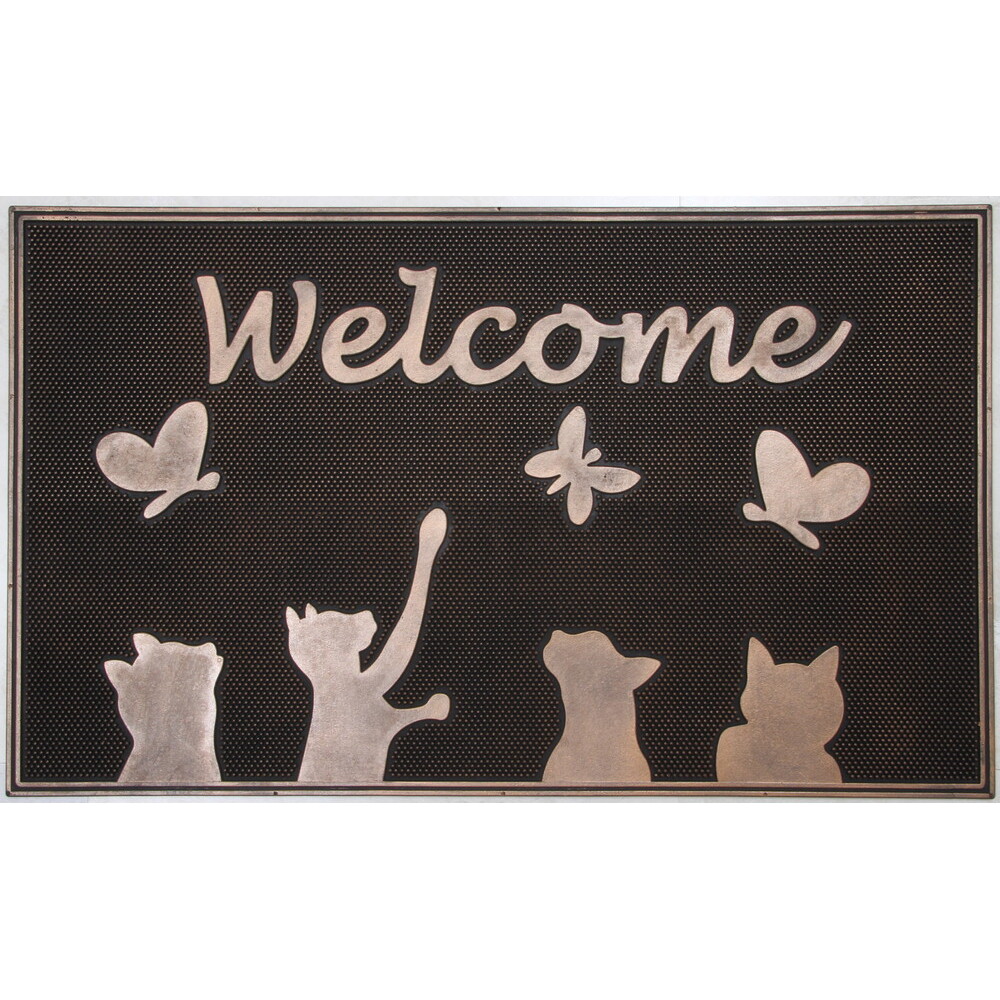 玄関マット 屋外 ラバー 通販 ラバーマット 75×45 屋外用ドアマット 玄関 マット 室内 ドアマット エントランスマット おしゃれ 大きめ 屋外マット 玄関マット |  | 03