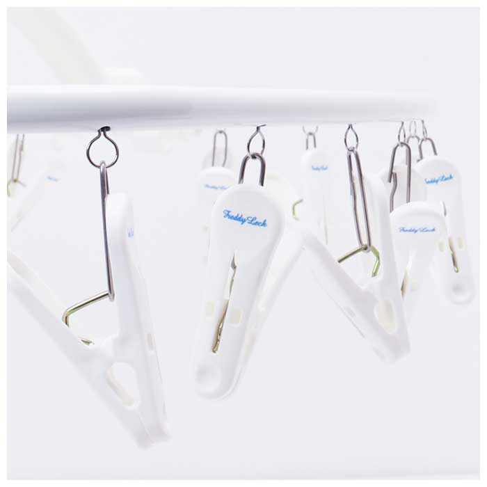 フレディレック FREDDY 通販FREDDY LECK フレディレック 角ハンガー 20P 20ピンチ 洗濯ハンガー ステンレス ハンガーピンチ ピンチハンガー 物干し 省スペース | Freddy Leck | 11