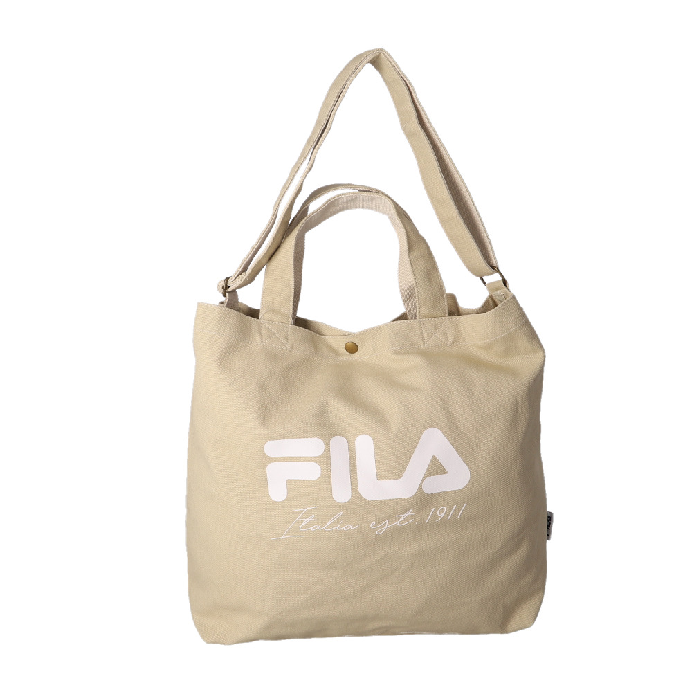 FILA バッグ 通販 フィラ トートバッグ ショルダーバッグ 2way トート トートバック キャンバス 帆布 通学 通勤 斜めがけバッグ 大きめ A4 シンプル |  | 05
