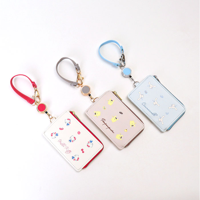 サンリオ グッズ 通販 パスケース 定期入れ リール付き ICカード 通勤 通学 紛失防止 落下防止 かわいい カワイイ おしゃれ 携帯 持ち歩き 伸縮性 サンリオ |  | 14