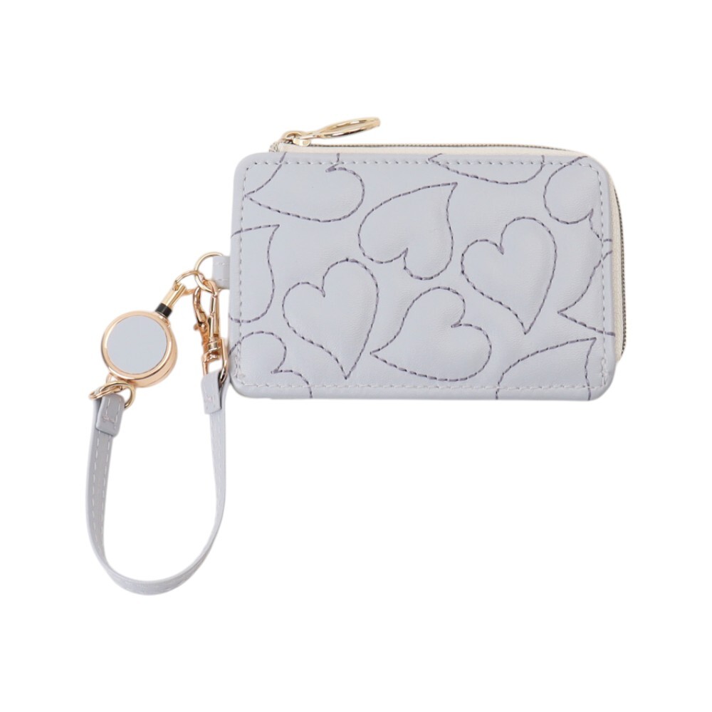 小銭入れ パスケース リール付き 通販 定期入れ パスポーチ 定期 入れ リール 付き 定期券 ケース レディース おしゃれ コインケース 可愛い 小物入れ 小銭入れ | Flowering | 10