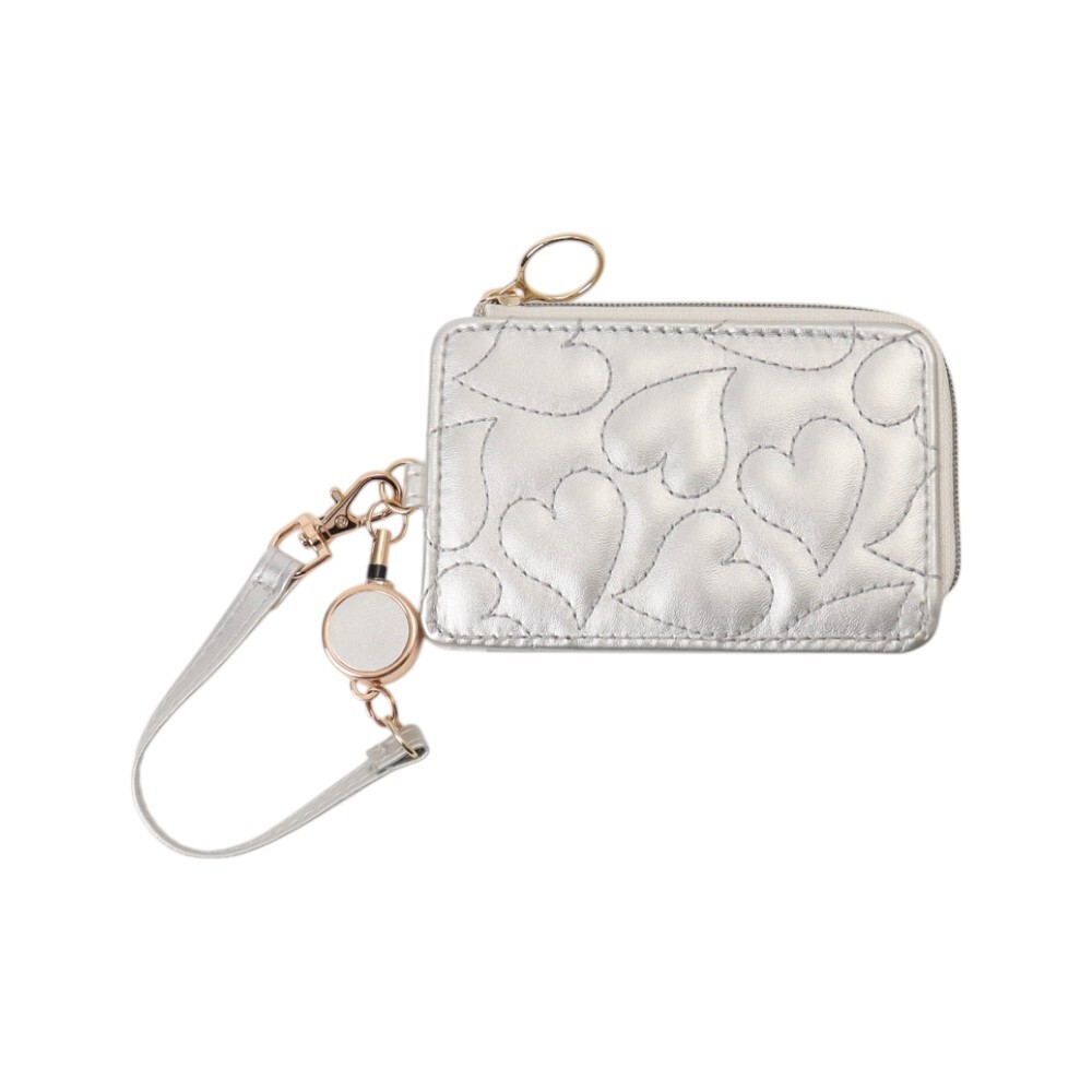 小銭入れ パスケース リール付き 通販 定期入れ パスポーチ 定期 入れ リール 付き 定期券 ケース レディース おしゃれ コインケース 可愛い 小物入れ 小銭入れ | Flowering | 12