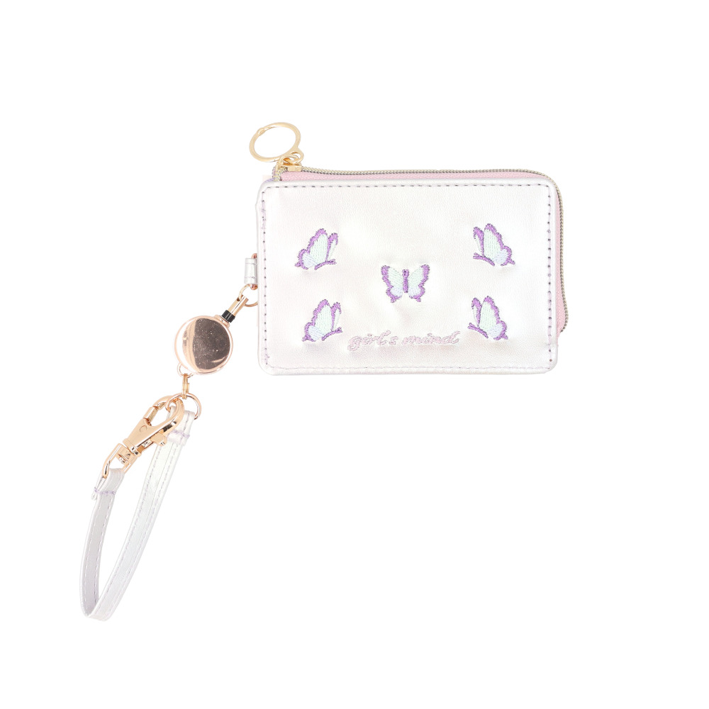 小銭入れ パスケース リール付き 通販 定期入れ パスポーチ 定期 入れ リール 付き 定期券 ケース レディース おしゃれ コインケース 可愛い 小物入れ 通勤 | Flowering | 11