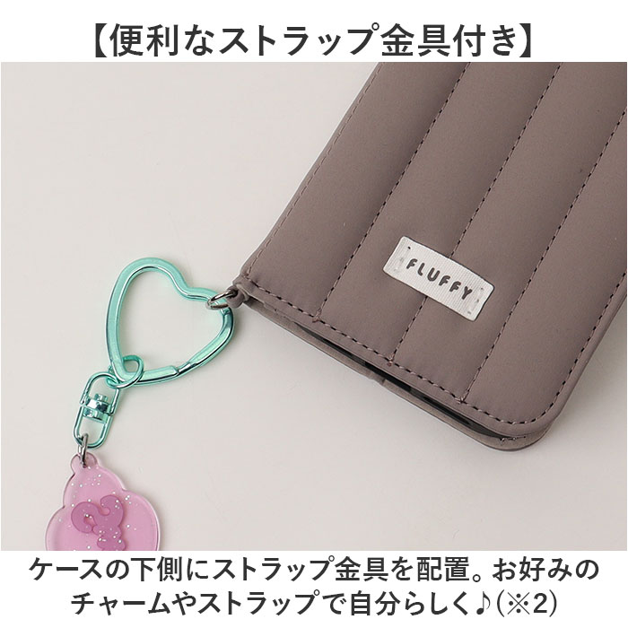FLUFFY スマホケース 手帳型 通販 スマホカバー カバー ケース スマホ スマホスマートフォンカバー ふわふわ フワフワ クッション スマホスマートフォン | Fluffy | 12