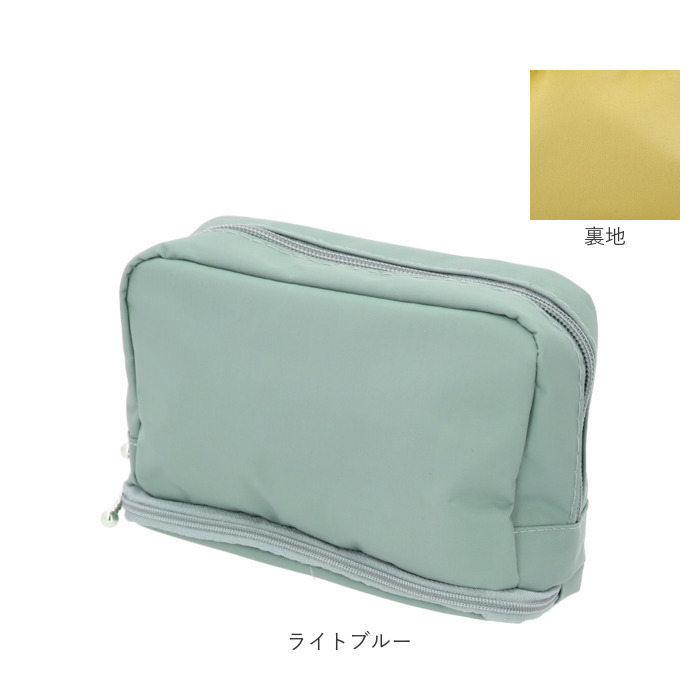 コスメポーチ 持ち歩き 通販 ポーチ 化粧ポーチ メイクポーチ トラベルポーチ 小物入れ 自立 収納 小さめ かわいい 撥水 マチ ポケット コンパクト コスメポーチ | BACKYARD FAMILY | 15