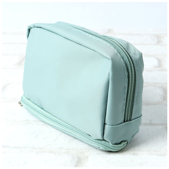 コスメポーチ 持ち歩き 通販 ポーチ 化粧ポーチ メイクポーチ トラベルポーチ 小物入れ 自立 収納 小さめ かわいい 撥水 マチ ポケット コンパクト コスメポーチ | BACKYARD FAMILY | 10