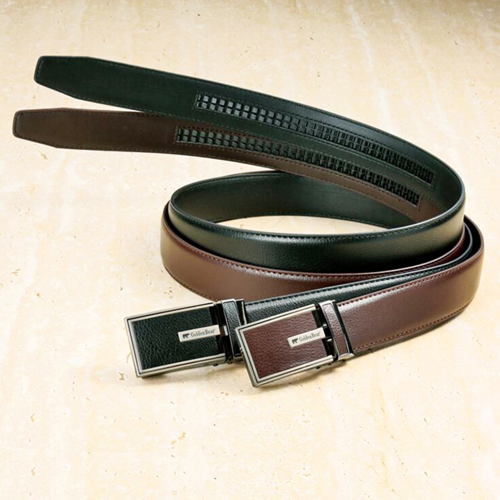ゴールデンベア ベルト 通販 穴無しベルト 穴なしベルト ブランド GOLDENBEAR ゴールデンベアー 着脱らくらくベルト2本組 スライドロックベルト ゴールデンベア | Golden Bear | 01
