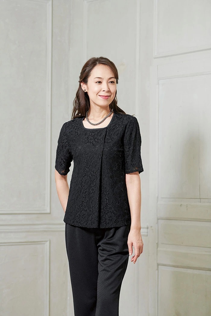 スーツ 洗える レディース 通販 洗える！ミセスにうれしいスーツセット パンツスーツ セットアップ 上下セット フォーマル アンサンブル 3点セット スーツ |  | 04