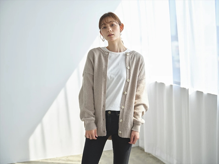 カーディガン レディース 秋冬 丸首 通販 ニットカーディガン カーデガン ニット トップス 長袖 セーター カーディガン |  | 19