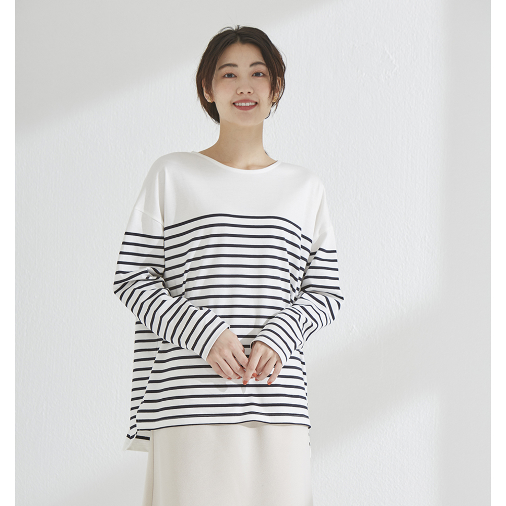 綿100 ロンT レディース 通販 Tシャツ カットソー プルオーバー