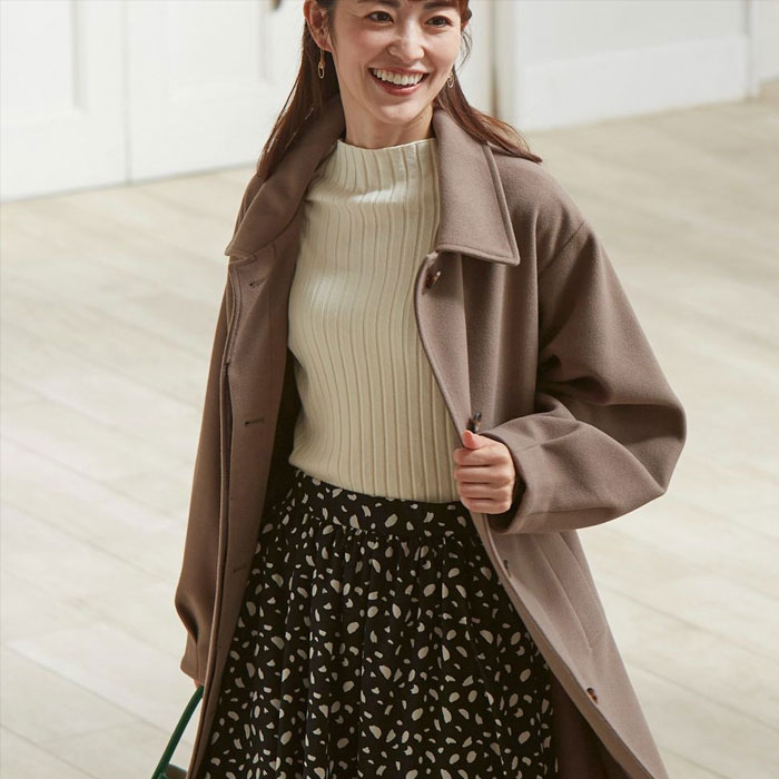 ステンカラーコート レディース ロング 通販 コート ロングコート