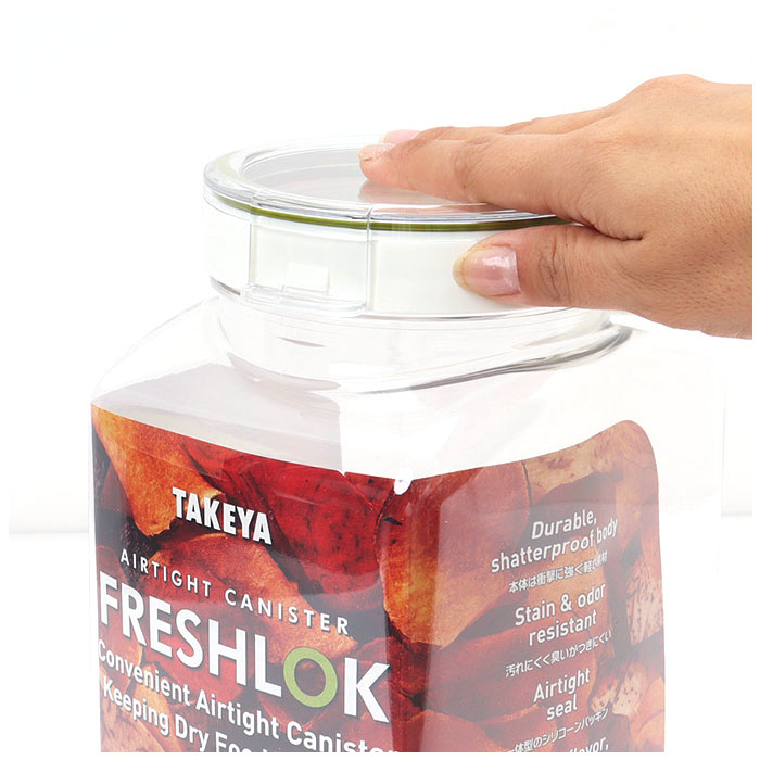 フレッシュロック 4.0 通販 FRESHLOK 角型 4.0L 4000ml 保存容器 密閉 密閉容器 密閉保存容器 キャニスター プラスチック グリーンパッキン フレッシュロック |  | 13
