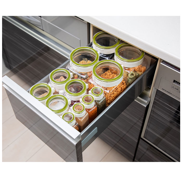 フレッシュロック 4.0 通販 FRESHLOK 角型 4.0L 4000ml 保存容器 密閉 密閉容器 密閉保存容器 キャニスター プラスチック グリーンパッキン フレッシュロック |  | 06