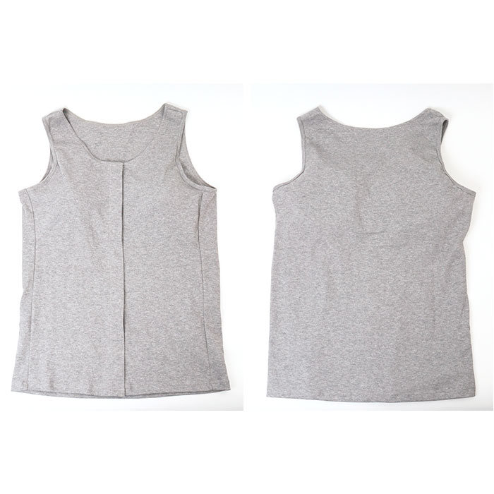 前開き ブラトップ 通販 綿100%前開きカップ付タンクトップ カップ付タンクトップ 前あき タンクトップ 肌着 インナー カップ付きインナー 綿100% 前開き | BACKYARD FAMILY | 11