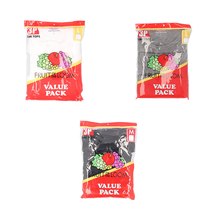 フルーツオブザルーム タンクトップ 通販 FRUIT OF THE LOOM 3枚セット ノースリーブ メンズ トップス インナー 袖なし シンプル カジュアル おしゃれ |  | 16