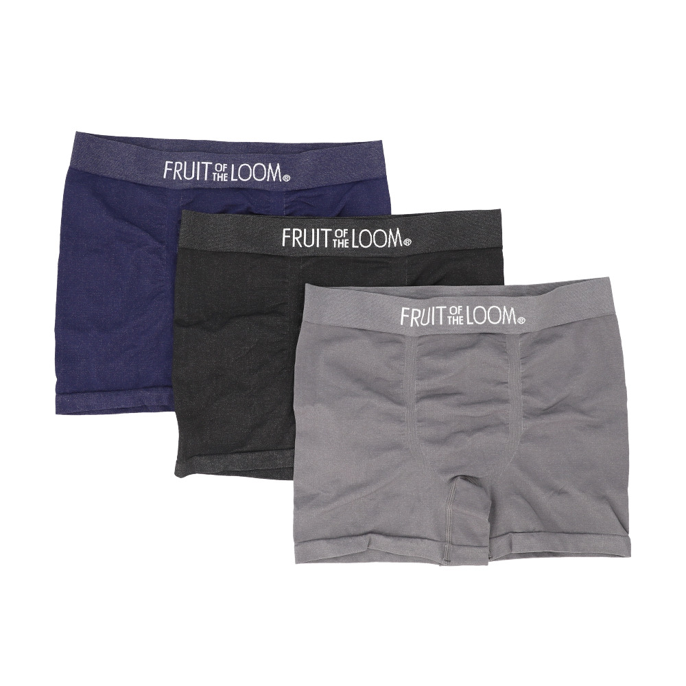 フルーツオブザルーム ボクサーパンツ 通販 FRUIT OF THE LOOM メンズ ボクサー パンツ 3枚セット おしゃれ インナーウエア アンダーウェア シンプル 無地 |  | 01