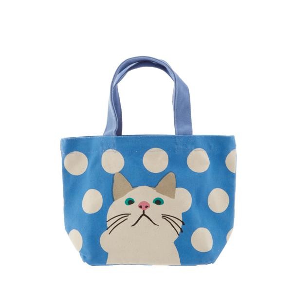 ミニトートバッグ トートバッグ レディース ミニ フレンズヒル ミニバッグ ランチバッグ お弁当 サブバッグ キャンバス 猫 ねこ キャット ターチャン | ブランド登録なし | 09